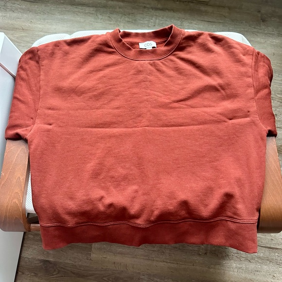 COS Rust Sweatshirt - Picture 3 of 6